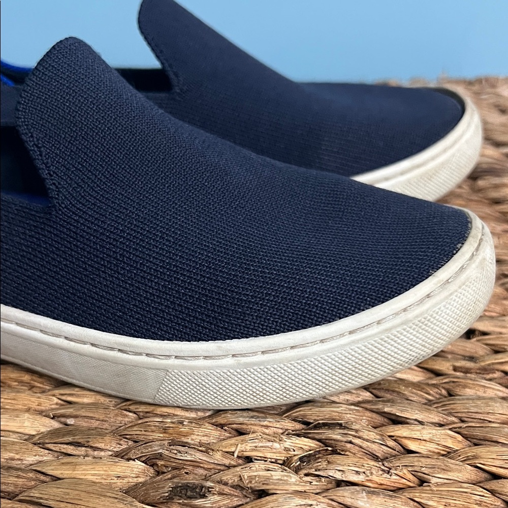 Rothy’s Kids Navy Slip-On Sneakers Rubber sole sz 3 - Picture 5 of 16